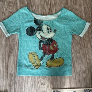 Disney Aqua and White Towel